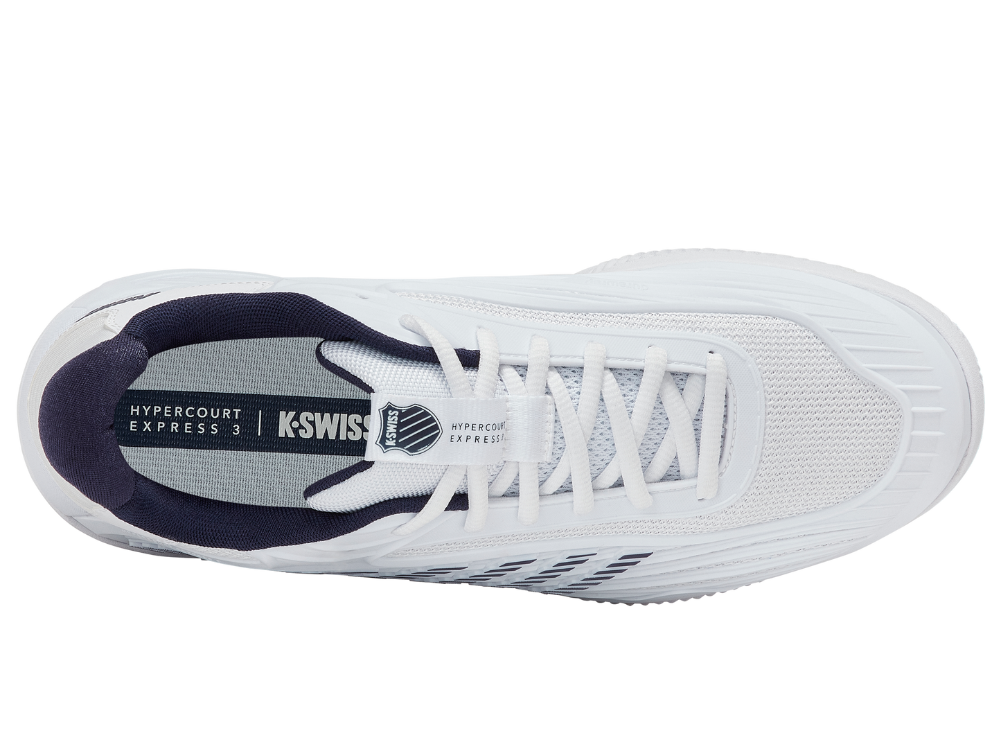 04604-161-M | HYPERCOURT EXPRESS 3 CLAY | WEISS/PEACOAT/SILBER