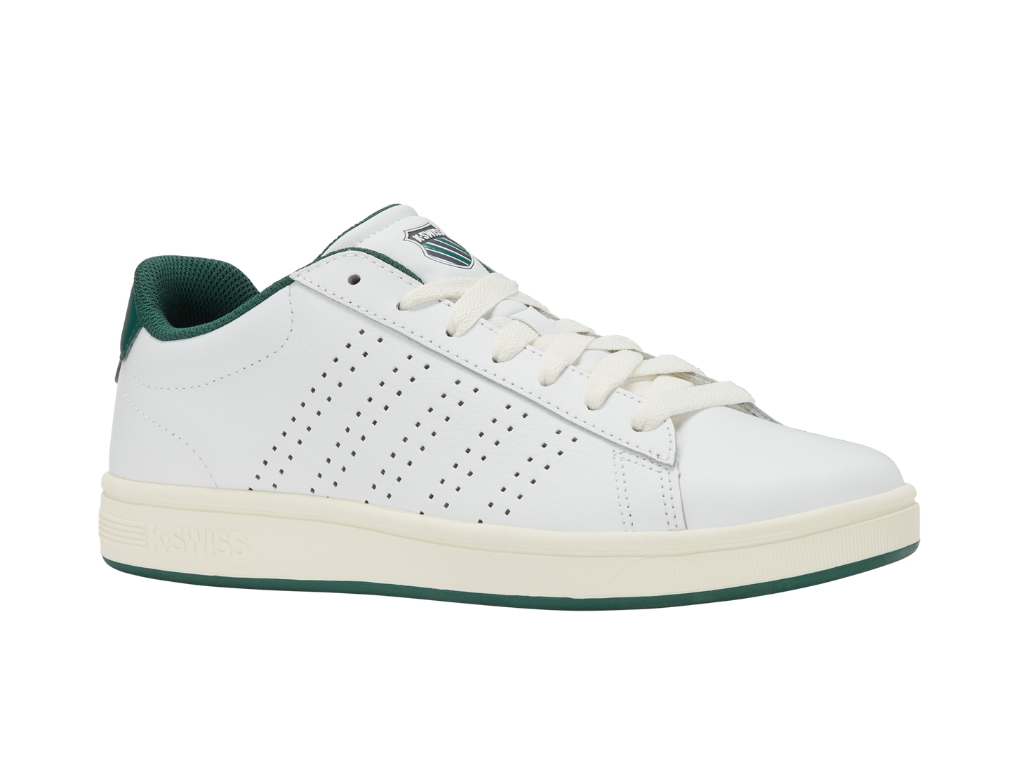 04411-108-M | COURT BASE II | WHITE/POSY GREEN