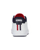 04411-130-M | COURT BASE II | WHITE/NAVY/RED