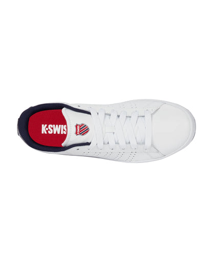 04411-130-M | COURT BASE II | WHITE/NAVY/RED