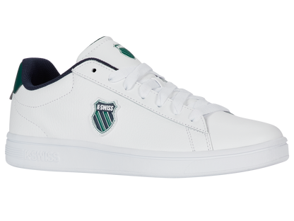 04412-985-M | COURT SHIELD II | WHITE/RAIN FOREST/PEACOAT