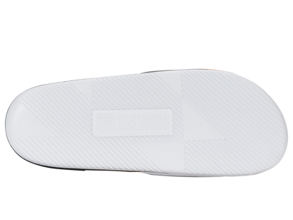 04422-196-M | SLIDE SANDAL X MCLAREN F1 TEAM | WHITE/BLACK/PAPAYA