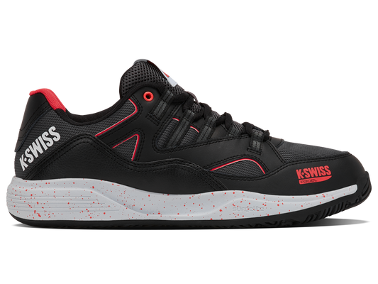 04435-074-M | TURA TEAM PADEL | SCHWARZ/MICRO CHIP/NEON LAVA