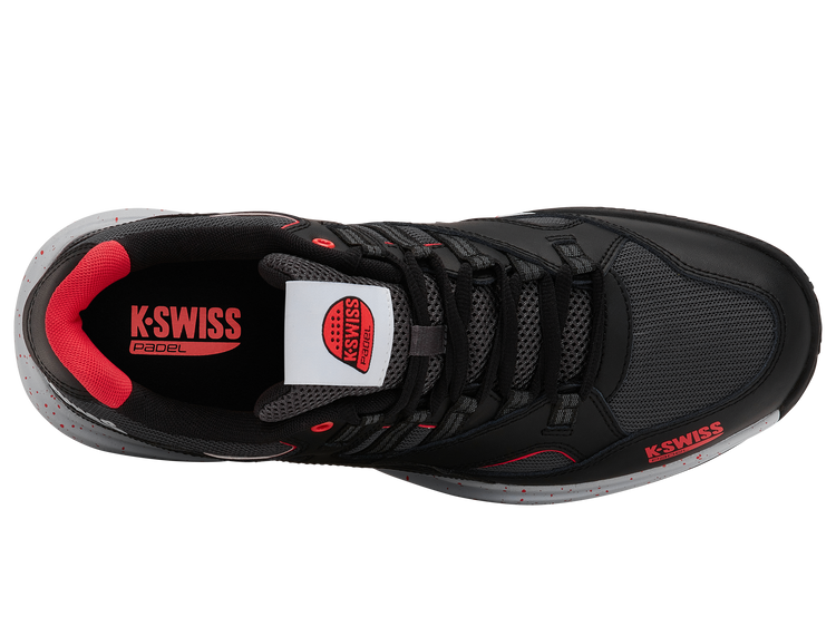 04435-074-M | TURA TEAM PADEL | BLACK/MICRO CHIP/NEON LAVA