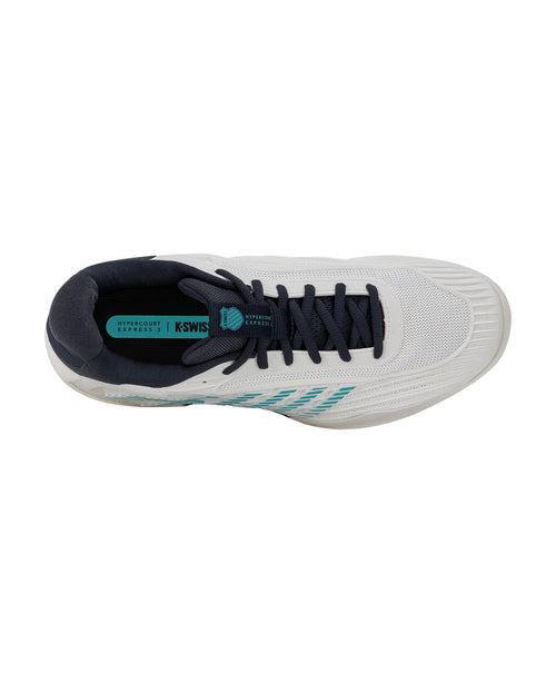 04603-162-M | HYPERCOURT EXPRESS 3 | BLANC DE BLANC/CARBON/BALTIC - K-Swiss EU - 7