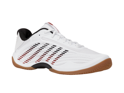 04607-104-M | HYPERCOURT EXPRESS 3 INDOOR | WHITE/BLACK/HIGH RISK RED