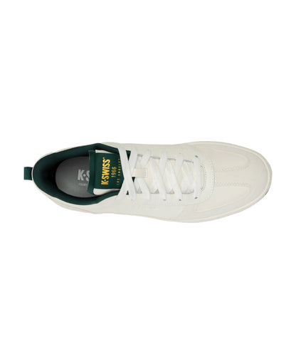04734-180-M | COURT VARSITY | SNOW WHITE/POSY GREEN