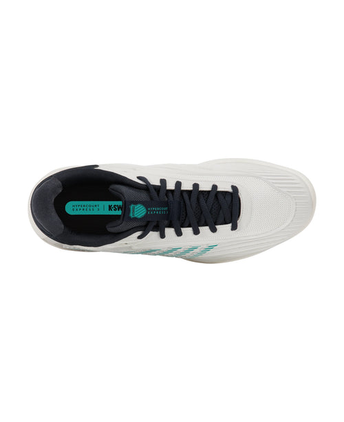 04900-162-M | HYPERCOURT EXPRESS 3 CARPET | BLANC DE BLANC/CARBON/BALTIC - K-Swiss EU - 7