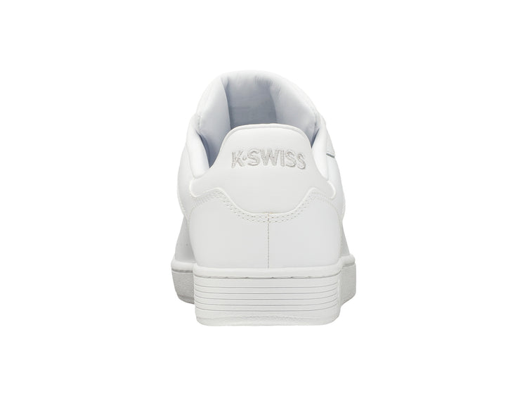 06347-141-M | MENS CLEAN COURT II CMF | WHITE/WHITE/GULL GRAY