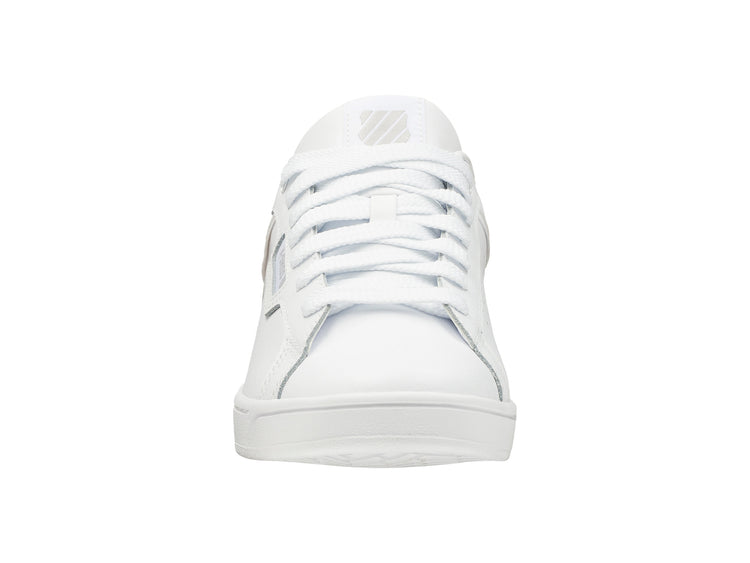 06347-141-M | MENS CLEAN COURT II CMF | WHITE/WHITE/GULL GRAY