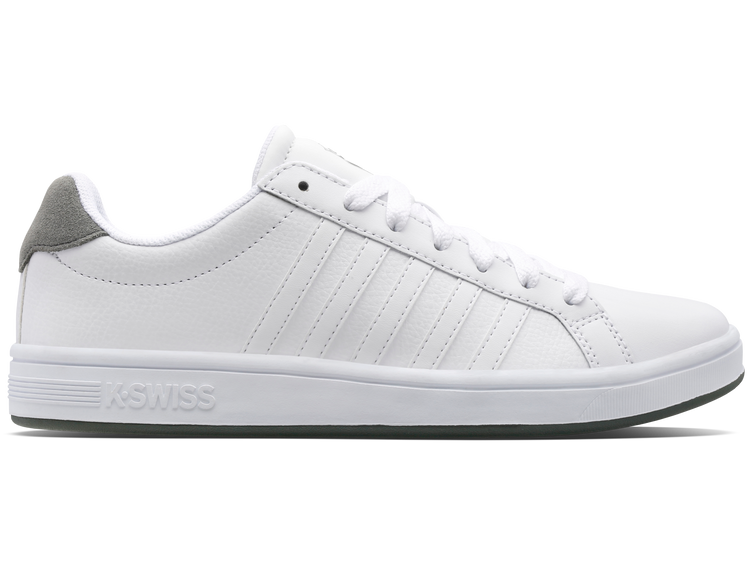 07011-148-M | COURT TIEBREAK | WHITE/CASTOR GRAY