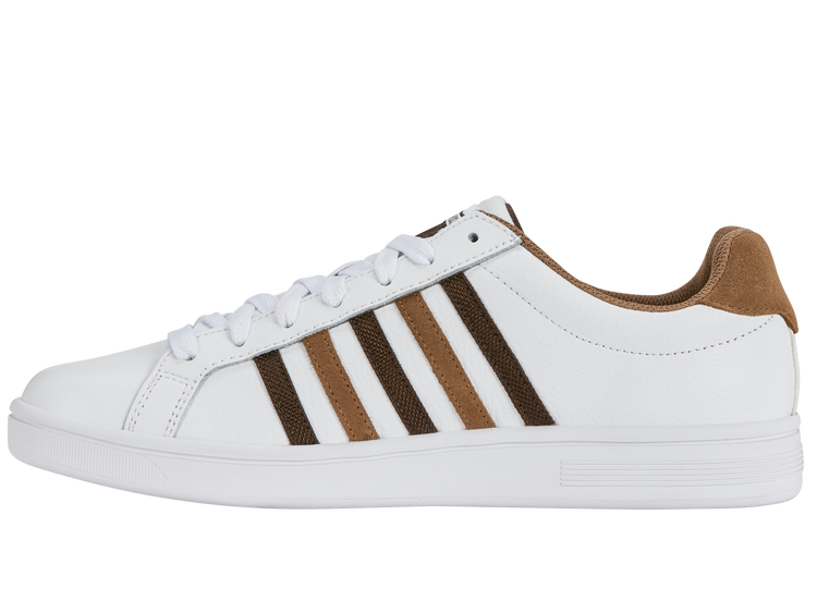 07011-919-M | COURT TIEBREAK | WHITE/TOASTED COCONUT/CHOCOLATE BROWN