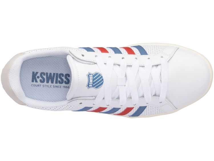 07011-953-M | COURT TIEBREAK | WHITE/BLUE HORIZON/RED CLAY/ANTIQUE WHITE