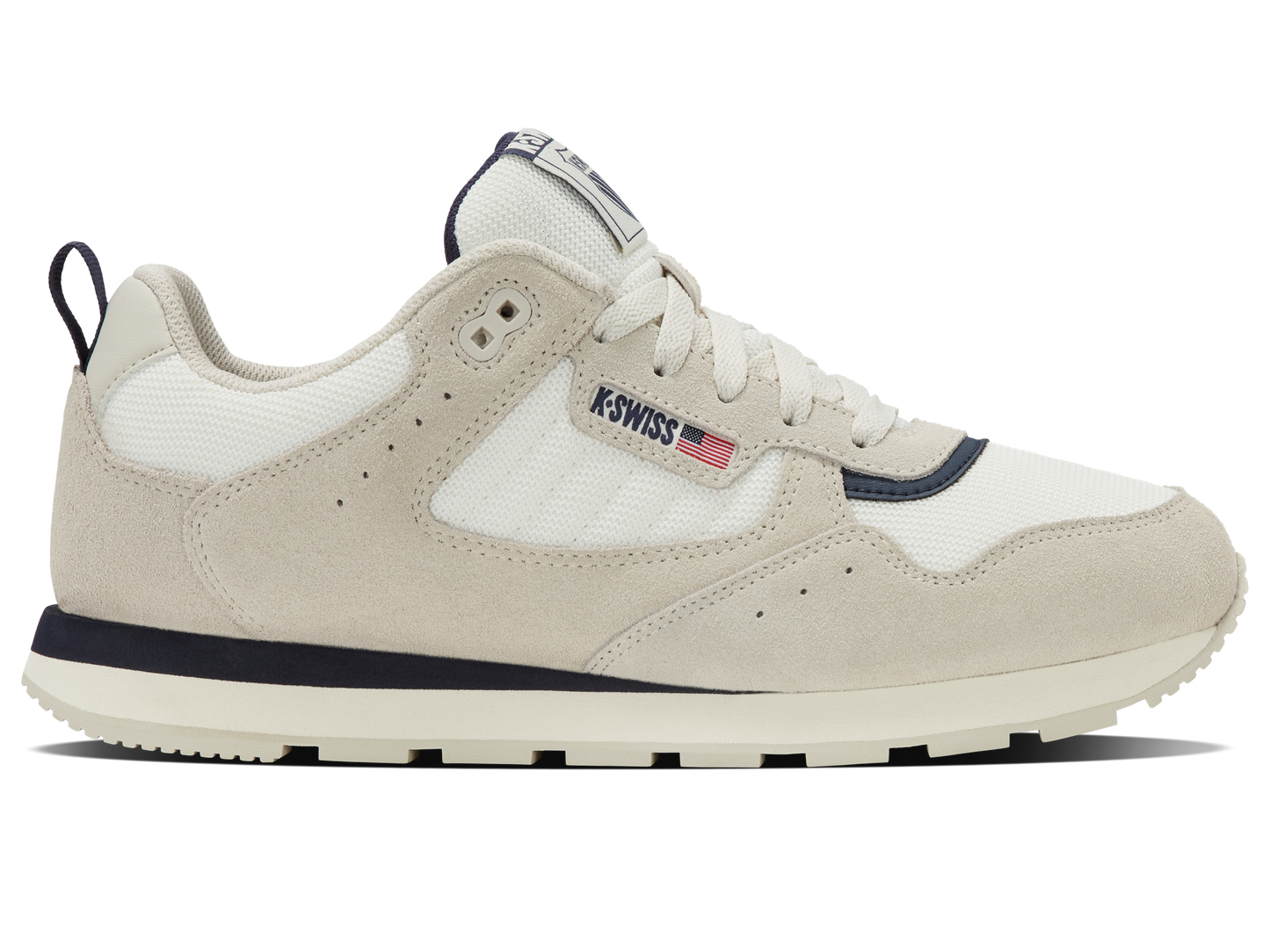 09459-134-M | VISTA RUNNER T | SNOW WHITE/LIGHT GRAY/NAVAL ACADEMY