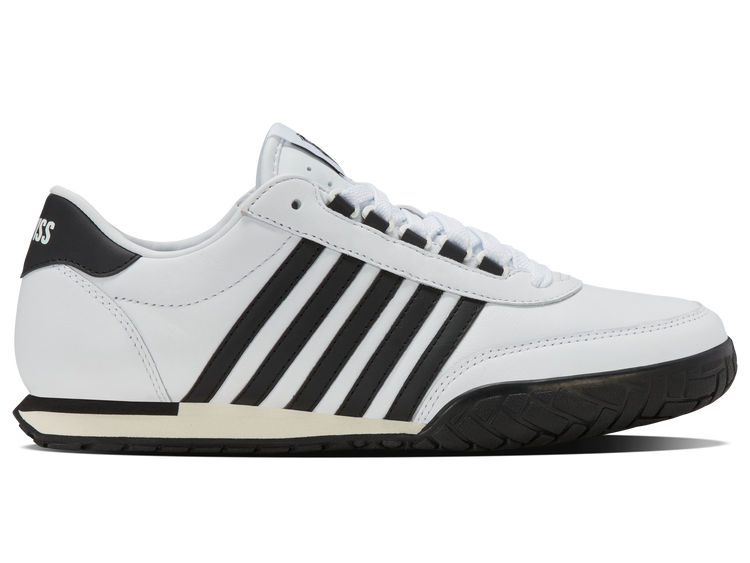 09462-102-M | VINTAGE TRAINER LTH | WHITE/BLACK