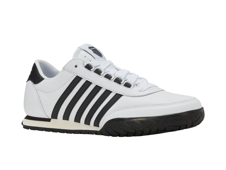 09462-102-M | VINTAGE TRAINER LTH | WHITE/BLACK