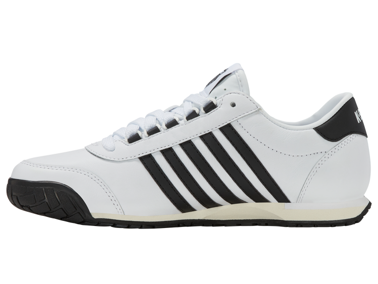 09462-102-M | VINTAGE TRAINER LTH | WHITE/BLACK