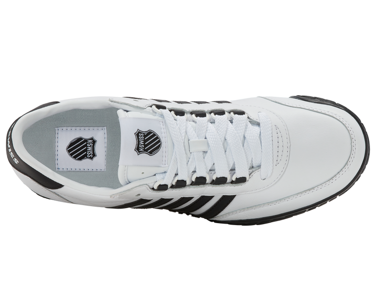 09462-102-M | VINTAGE TRAINER LTH | WHITE/BLACK