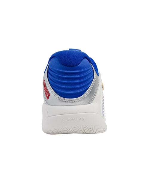 09629-104-M | HYPERCOURT EXPRESS 3 60TH | WIMBLEDON WHITE/DAZZLING BLUE/SILVER/MARS RED - K-Swiss EU - 5