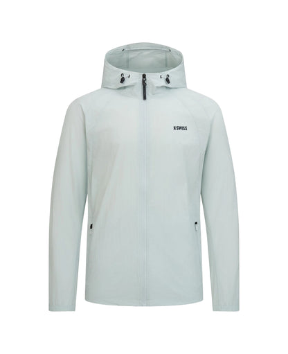 1011556-077 | HOODED JACKET 'TENNIS CLUB' | GREY