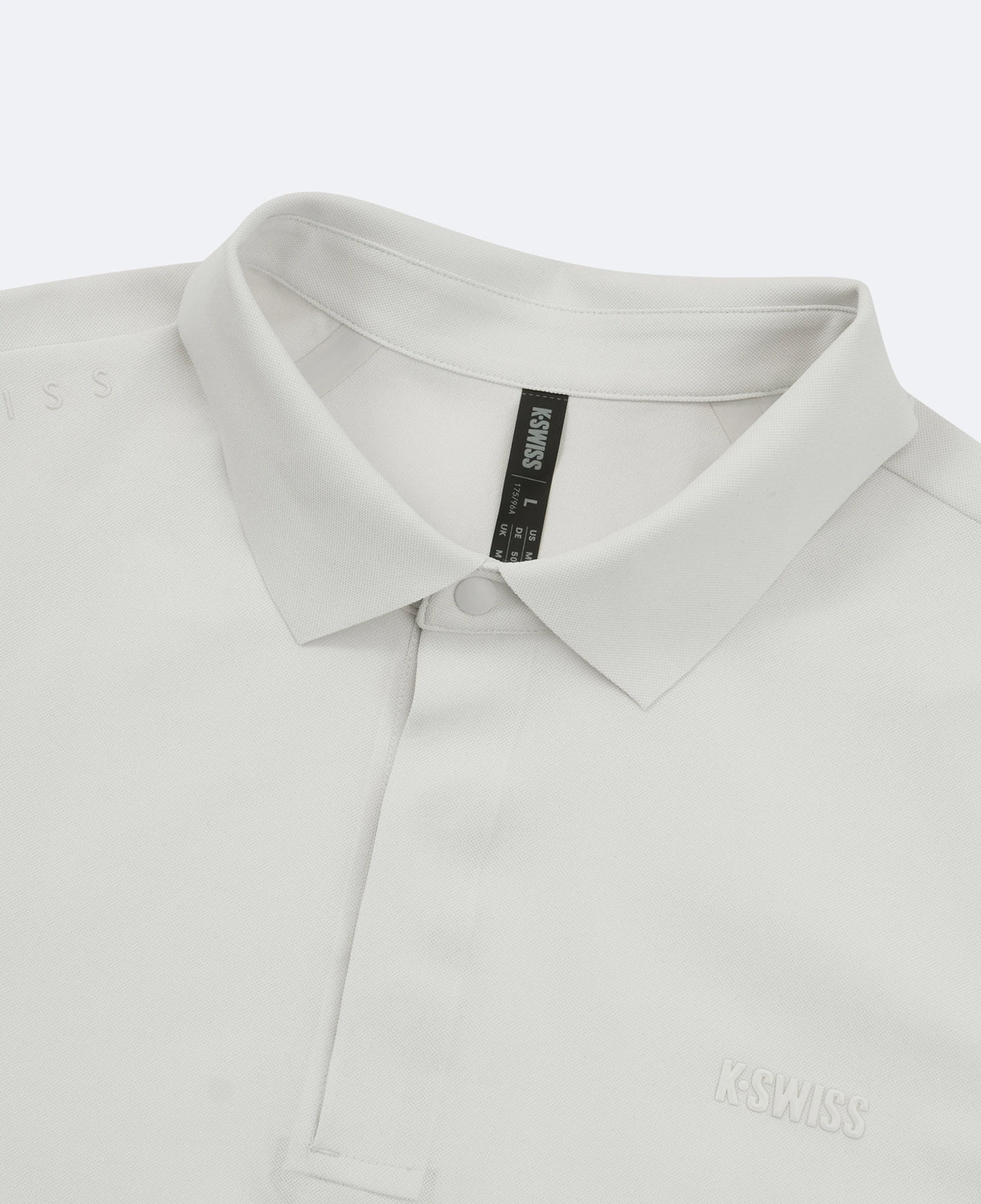 1011563-139 | MEN'S K-SWISS LOGO POLO SHIRT | OFF-WHITE
