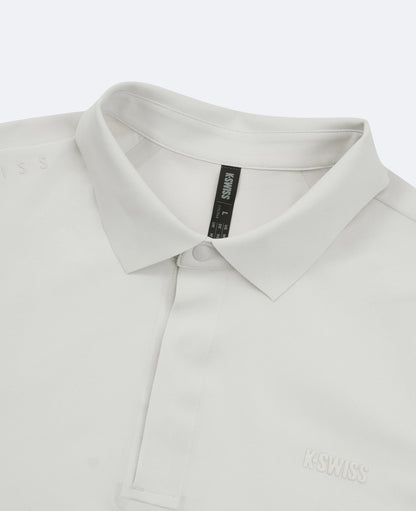 1011563-139 | MEN'S K-SWISS LOGO POLO SHIRT | OFF-WHITE