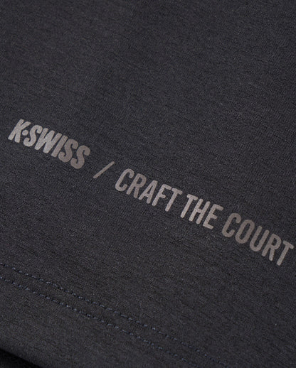 1011568-008 | T-SHIRT 'CRAFT THE COURT' SCHNELLTROCKNEND UPF50+ | BLACK