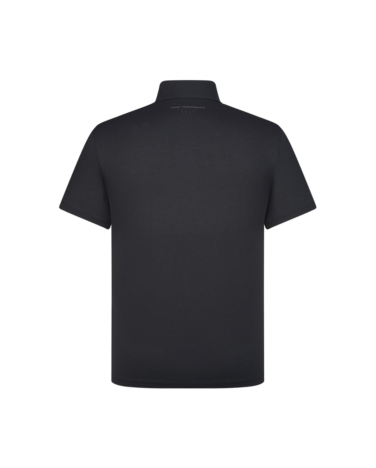 1011571-008 | HERREN UPF50+ SCHWEISSABLEITENDES SCHNELL TROCKNENDES POLOSHIRT | SCHWARZ