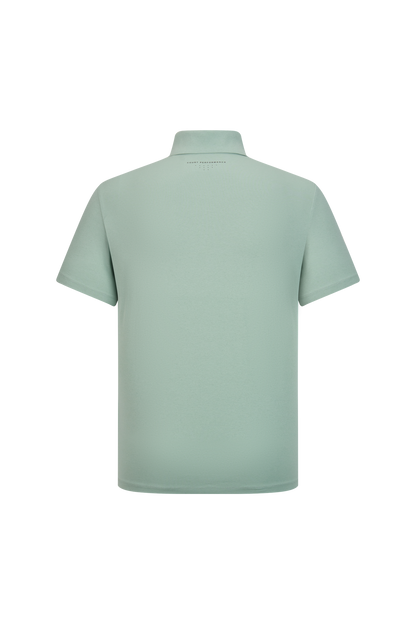 1011571-315 | HERREN UPF50+ SCHWEISSABLEITENDES SCHNELL TROCKNENDES POLOSHIRT | GRÜN