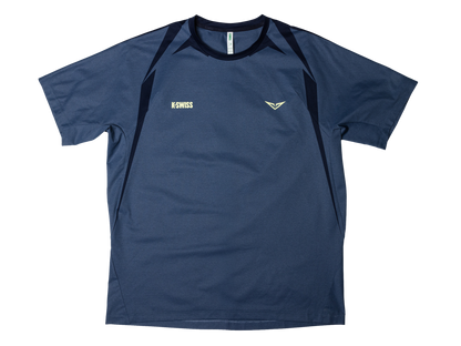 1012020-417 | RUBLEV US OPEN SHIRT | BLUE/YELLOW