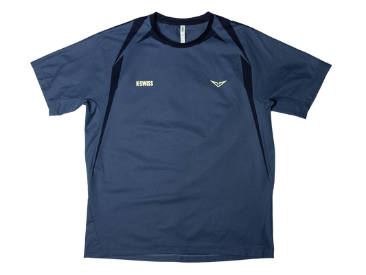 1012020-417 | RUBLEV US OPEN SHIRT | BLAU/GELB