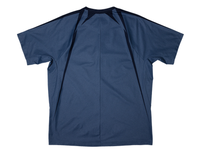 1012020-417 | RUBLEV US OPEN SHIRT | BLUE/YELLOW