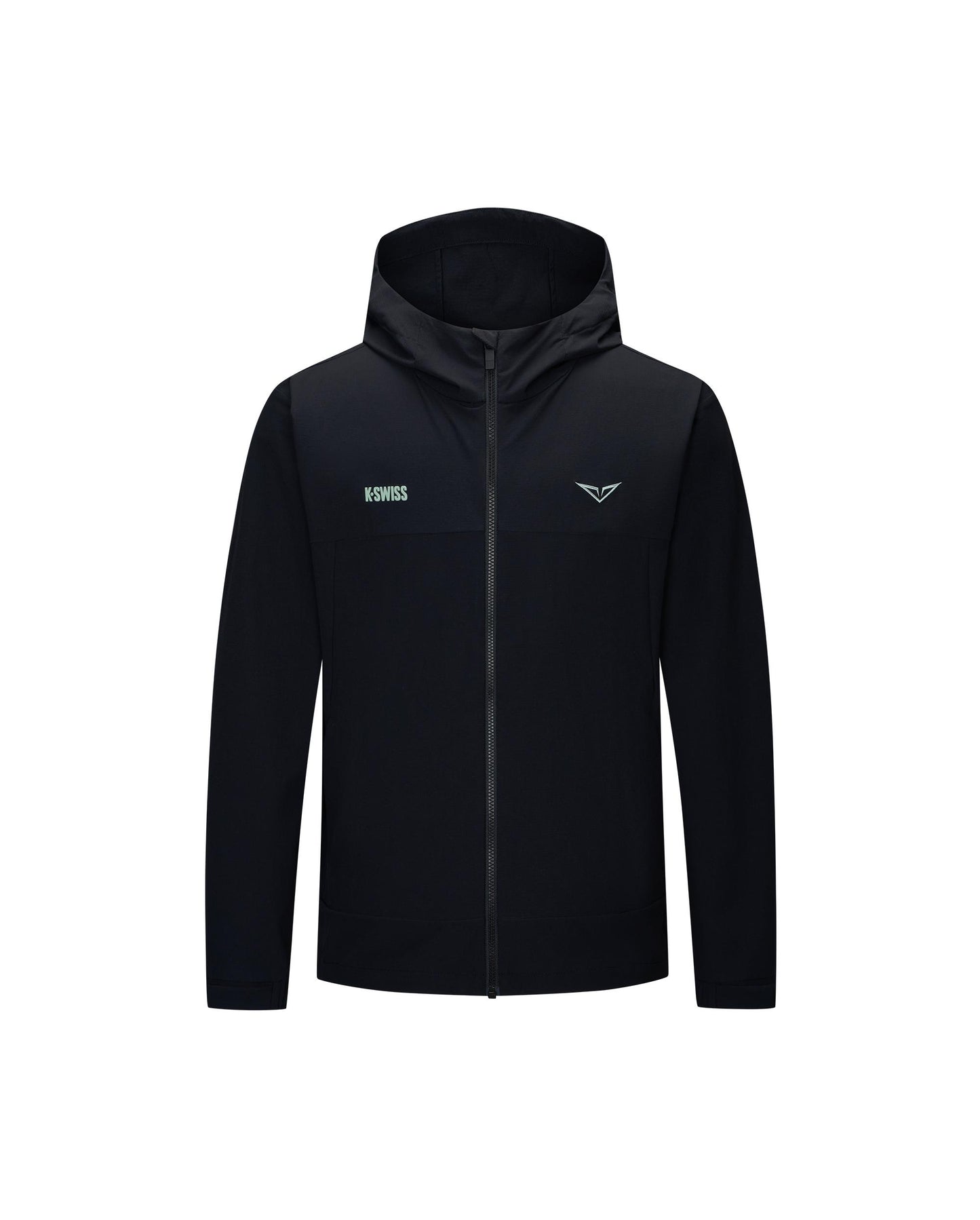 1013347-008 | K-SWISS X ANDREY RUBLEV HERREN LOOSE FIT JACKE | SCHWARZ