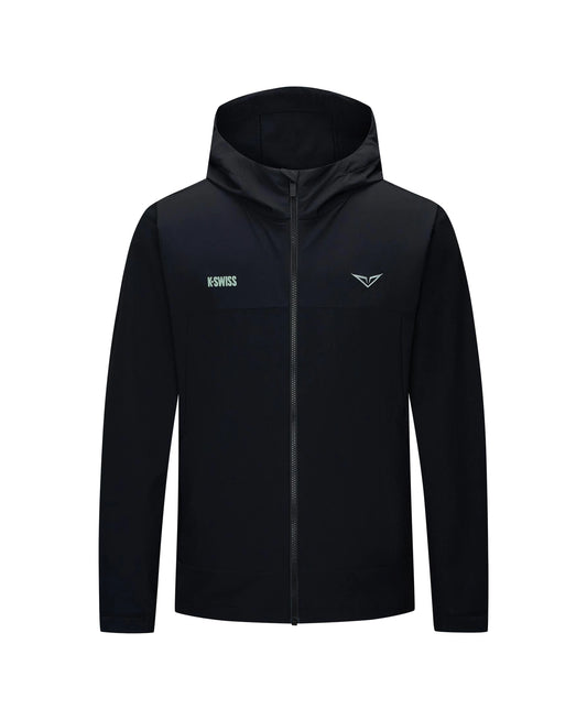 1013347-008 | K- SWISS X ANDREY RUBLEV MEN'S LOOSE FIT JACKET | BLACK