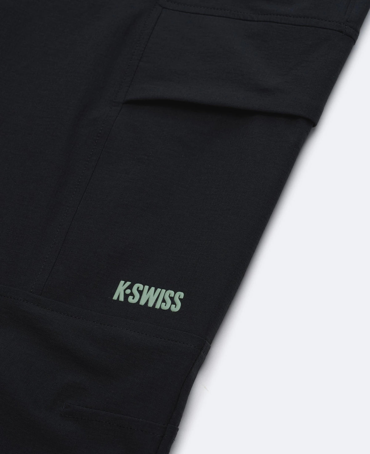 1013348-008 | K- SWISS X ANDREY RUBLEV MENS SUBTLE CHECKED PANTS | BLACK