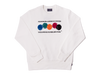 106074-100 | ROWING BLAZERS X K-SWISS CREWNECK-SWEATSHIRT | WEISS