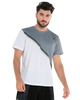 107725-020 | COLOR BLOCK S/S T-SHIRT | GRAY