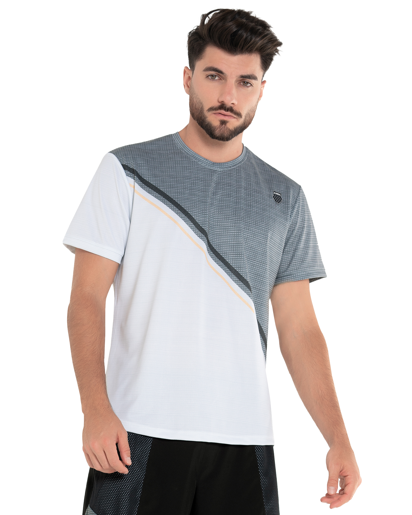 107725-020 | COLOR BLOCK S/S T-SHIRT | GRAU