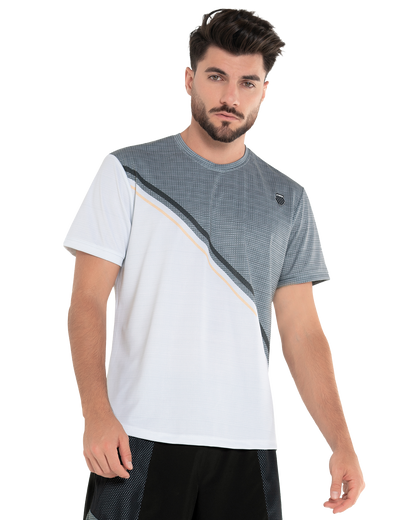 107725-020 | COLOR BLOCK S/S T-SHIRT | GRAU