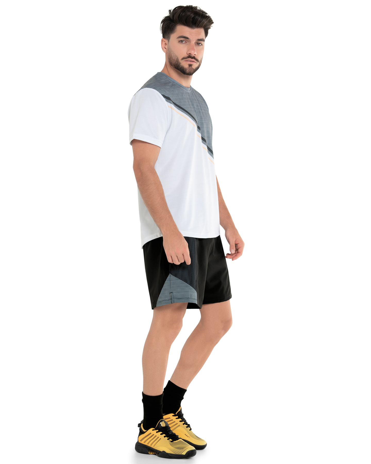 107725-020 | COLOR BLOCK S/S T-SHIRT | GRAU
