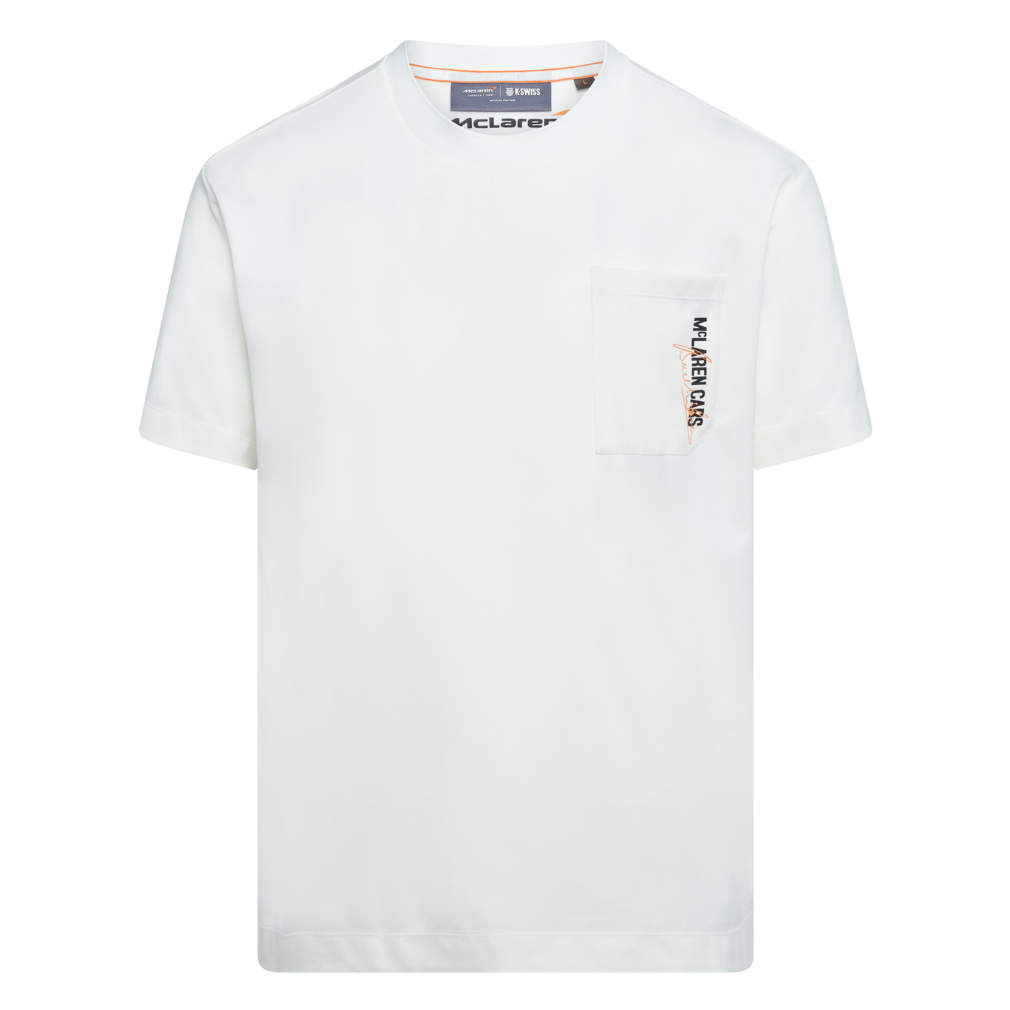 109355-156 | MCLAREN F1 TEAM CARS POCKET TEE | WHITE