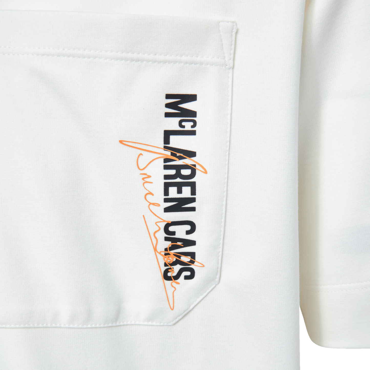 109355-156 | MCLAREN F1 TEAM CARS POCKET TEE | WHITE