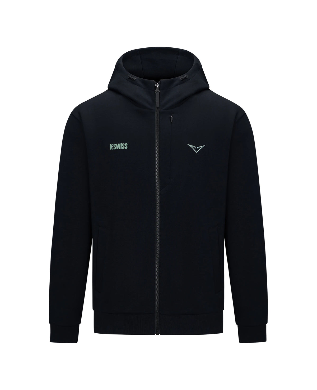 1713349-008 | K- SWISS X ANDREY RUBLEV UNISEX KUBE HOODED JACKET | BLACK