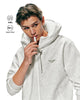 1713349-099 | K- SWISS X ANDREY RUBLEV UNISEX KUBE HOODED JACKET | GREY