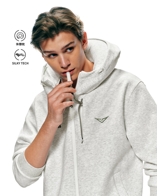 1713349-099 | K-SWISS X ANDREY RUBLEV UNISEX KUBE KAPUZENJACKE | GRAU