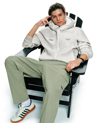 1713349-099 | K- SWISS X ANDREY RUBLEV UNISEX KUBE HOODED JACKET | GREY