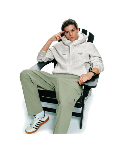 1713349-099 | K- SWISS X ANDREY RUBLEV UNISEX KUBE HOODED JACKET | GREY