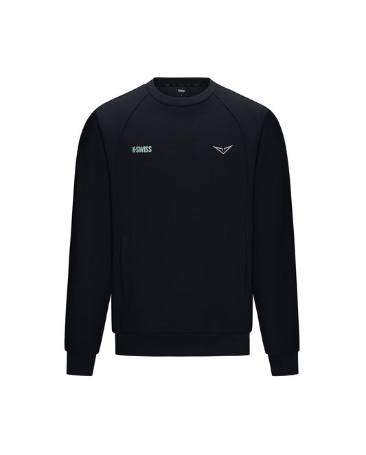 1713350-008 | K-SWISS X ANDREY RUBLEV UNISEX LOGO-SWEATSHIRT | BLACK