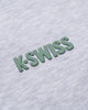 1713350-099 | K- SWISS X ANDREY RUBLEV UNISEX LOGO SWEATSHIRT | GREY