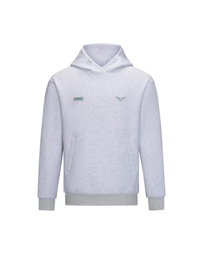 1713351-099 | K- SWISS X ANDREY RUBLEV UNISEX LOGO HOODIE | GREY